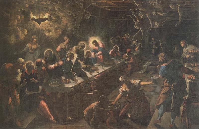 Jacopo Tintoretto Last Supper Norge oil painting art